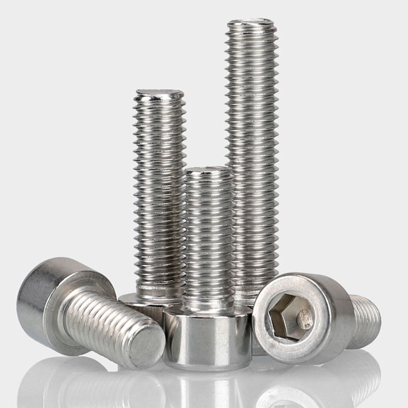 Bu Lông Lục Giác Chìm Đầu Lục Giác Bằng Inox 304 M5 M6