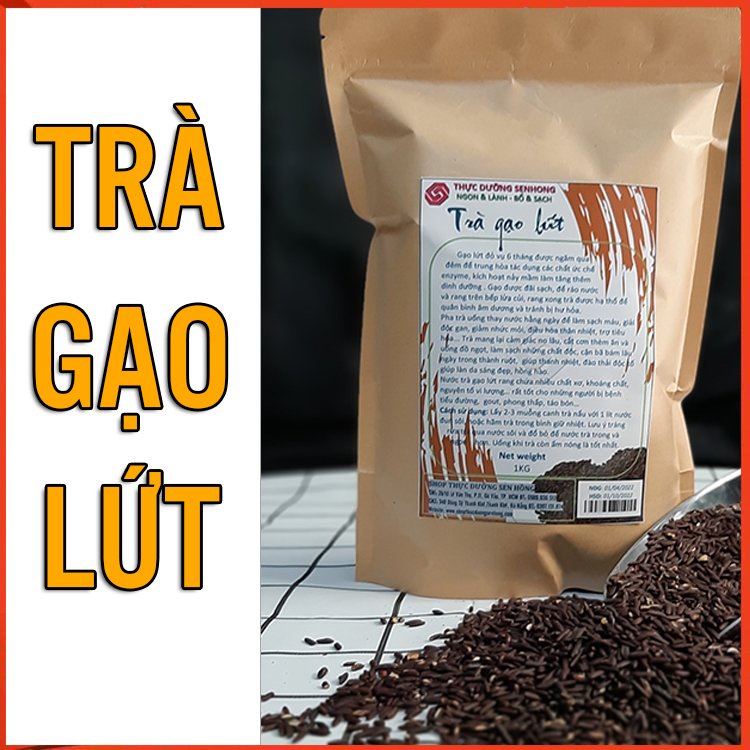 Trà gạo lứt (1kg) Rang trên lửa củi, theo phương pháp thực dưỡng Ohsawa