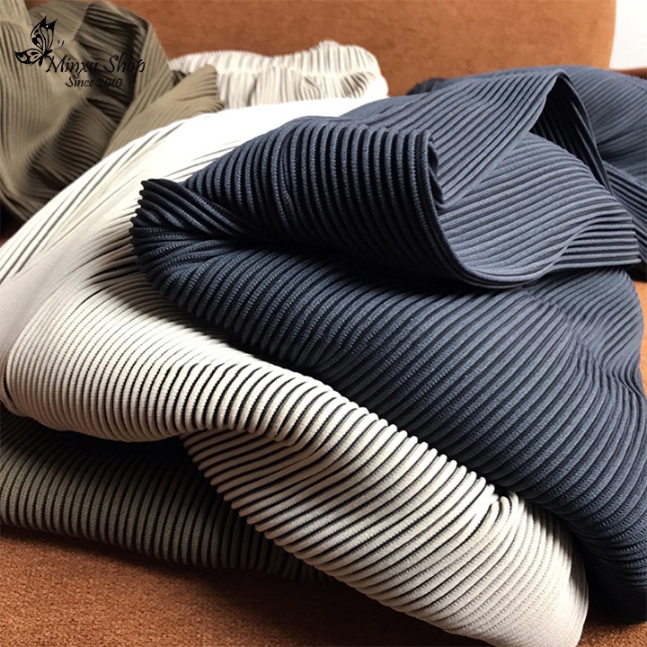 Quần suông tăm lạnh cạp chun mềm co giãn hàng cao cấp, quần ống rộng nữ siêu hách dáng Minxu shop QTT