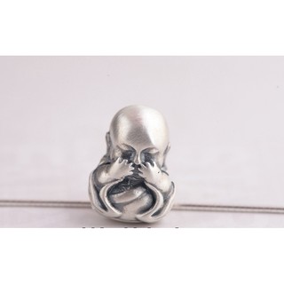 Charm phụ kiện Ba Không Bạc Thái