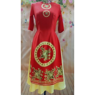 ÁO DÀI CÁCH TÂN XUÂN -HÌNH THẬT