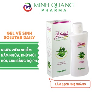 Gel vệ sinh phụ nữ SOLUTAB daily chiết xuất trầu không, lô hội 100ml