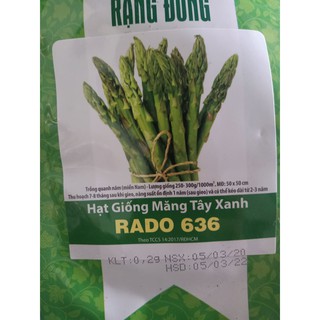 Hạt giống măng tây xanh
