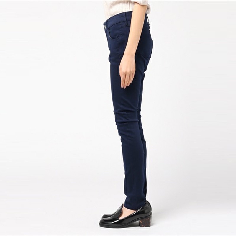 Quần Kaki Skinny EARTH Music&Ecology Hàng Xuất Dư Nhật Xịn Cao Cấp Dáng Ôm Chất Siêu Mịn Navy