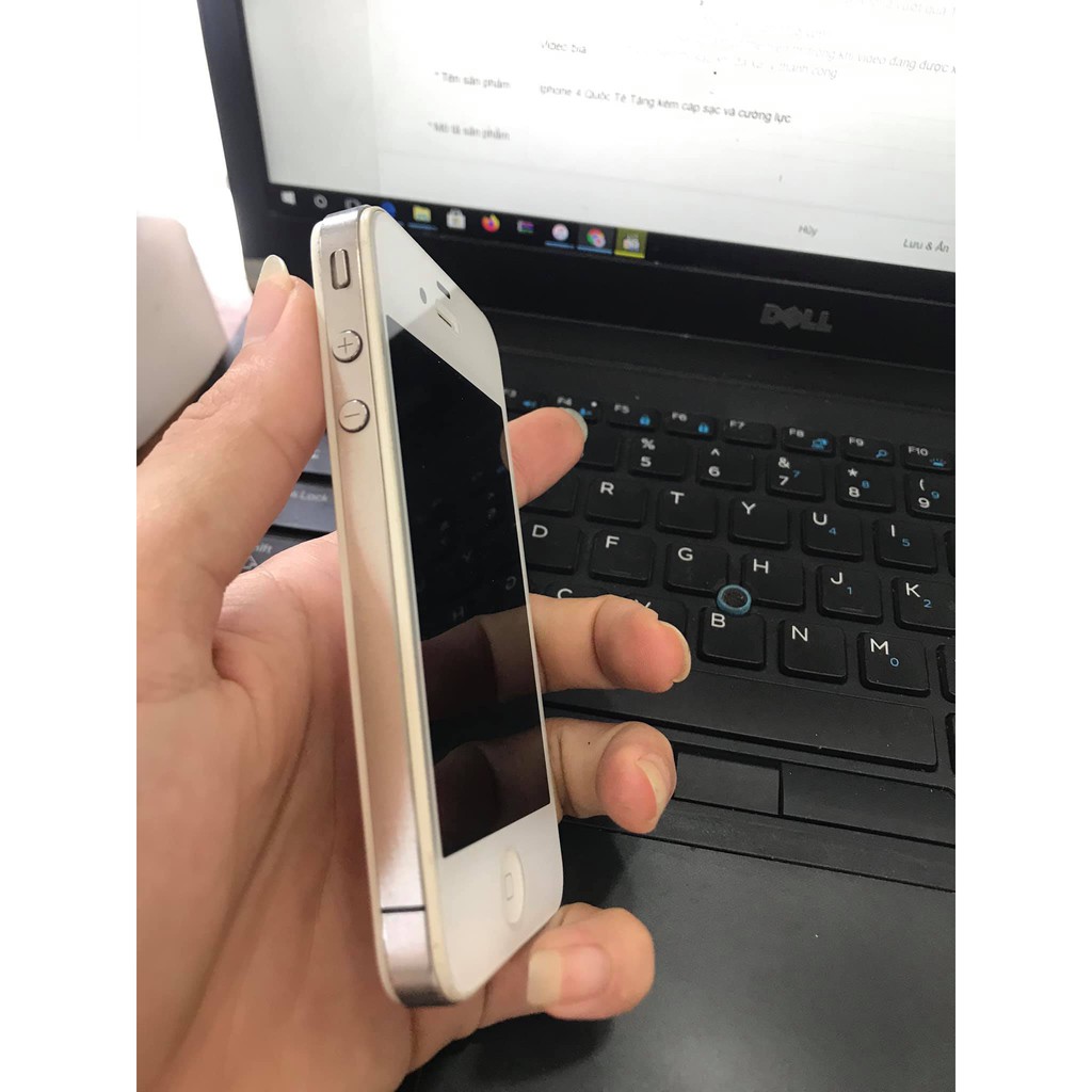 Điện thoại Iphone 4 Quốc Tế Tặng kèm cáp sạc và cường lực ( bh 3 tháng ) | BigBuy360 - bigbuy360.vn