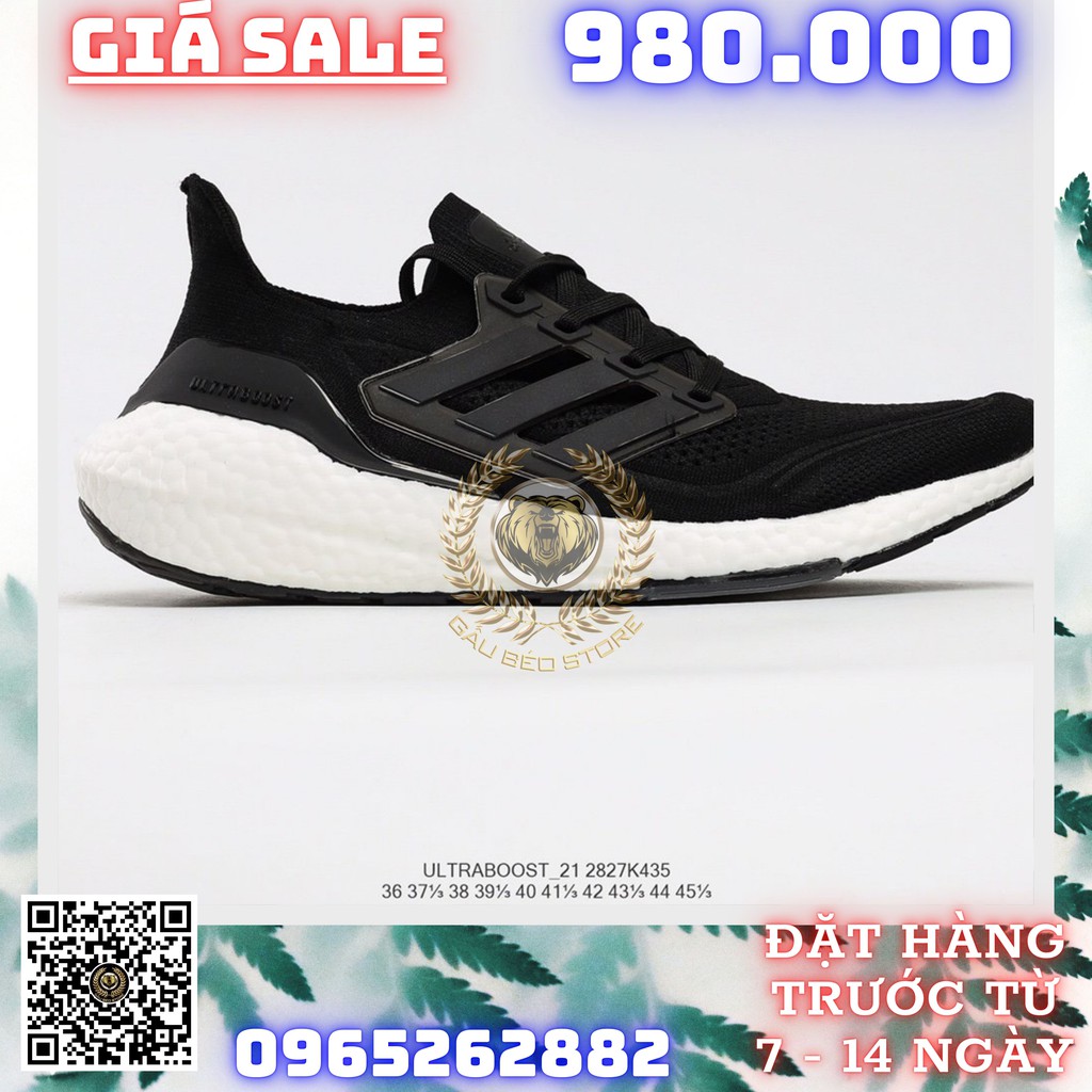 GIÀY SNEAKER MÃ SẢN PHẨM_Adidas UltraBoost 21 PHONG CÁCH ORDER + FREESHIP ➡️ gaubeostore.shop