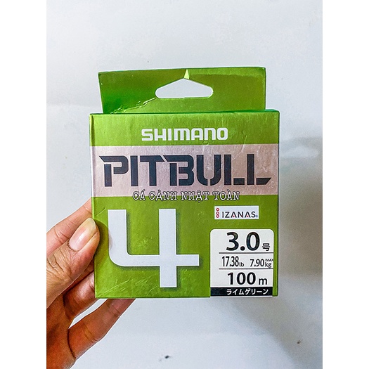 CƯỚC DÙ CÂU CÁ SHIMANO PE PITBULL X4 (HÀNG CHÍNH HÃNG)