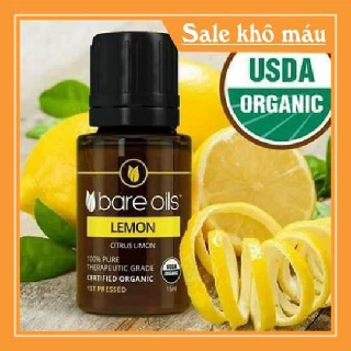 Tinh dầu Lemon (chanh vàng) hữu cơ USDA hip hip hip1994@