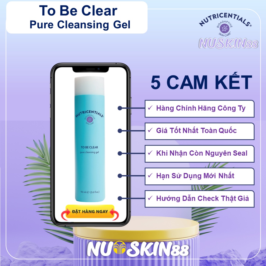 [MẪU MỚI] SỮA RỬA MẶT NUSKIN dành cho da dầu PURECLEANSING GEL