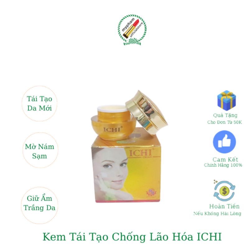 Kem ICHI Dưỡng Trắng Chống Lão Hóa 15g