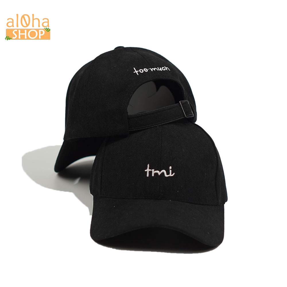 Mũ lưỡi trai - nón chống nắng thêu chữ Tmi unisex nam nữ - al0ha Shop