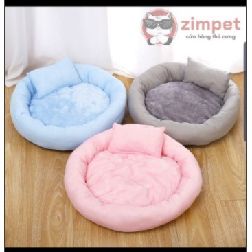 Ổ nệm giường cho mèo nằm size 1 đến 7kg tặng gối nằm