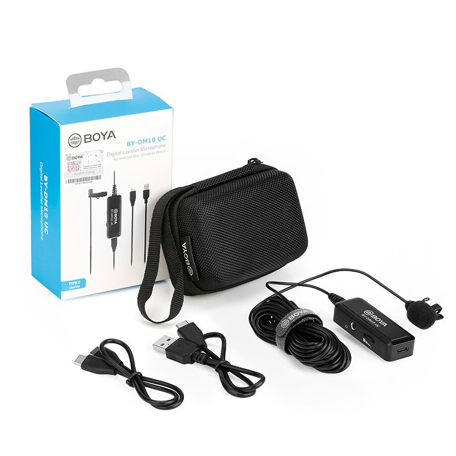 BOYA BY-DM10 / BY-DM10UC - Mic thu âm dành cho Điện thoại và Laptop - Hàng Chính Hãng