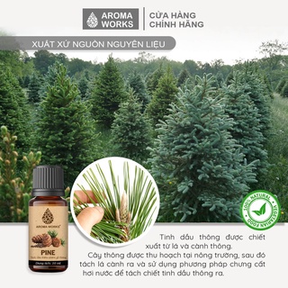 Tinh Dầu Thông Aroma Works Thiên Nhiên Xông Phòng, Khử Mùi