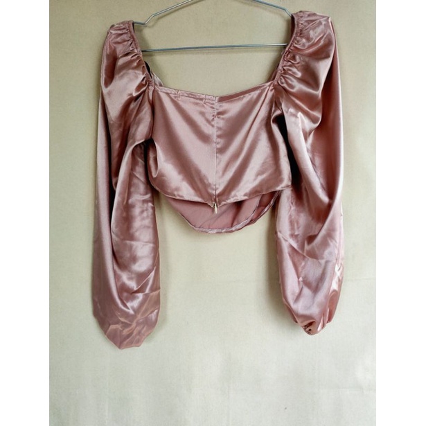 Set Đầm Satin Hiệu RI sz M