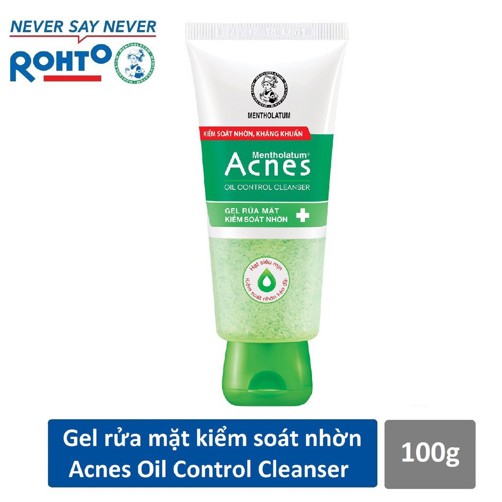 Gel rửa mặt kiểm soát nhờn ngăn ngừa mụn Acnes Oil Control Cleanser 100g