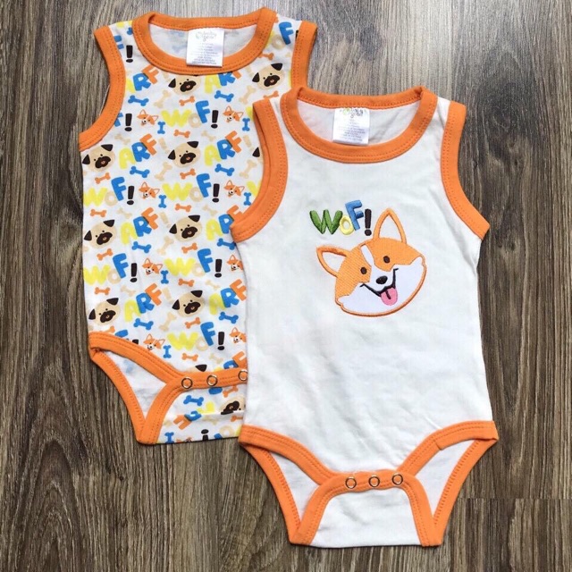 [ẢNH THẬT TRẢI SÀN] Set 2 body chip BabyGear sát nách cho bé trai/bé gái