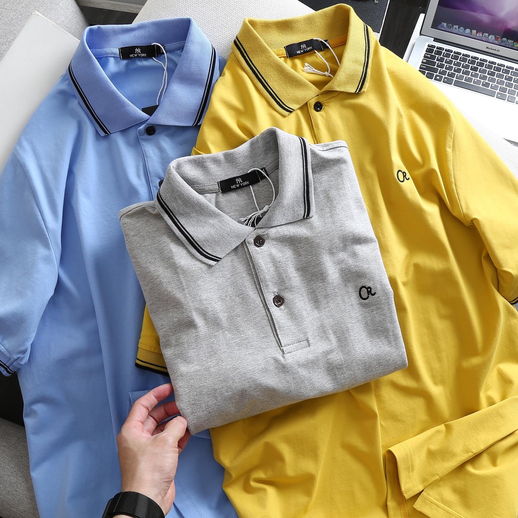 (bigsize) Áo thun polo nam big size tay ngắn có cổ bigsize &lt; 130kg - thái đủ màu