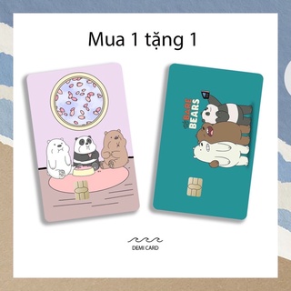 Miếng Dán Thẻ Ngân Hàng Có In Hình Theo Yêu Cầu -(thẻ ATM, Visa, thẻ xe, chung cư)