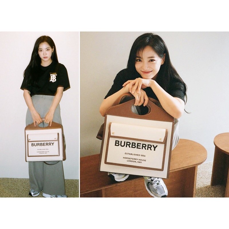 Túi size 38x41cm hoạ tiết màu nâu