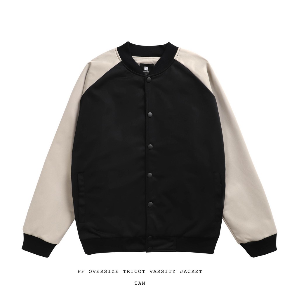 Áo Khoác FF OVERSIZE TRICOT VARSITY JACKET