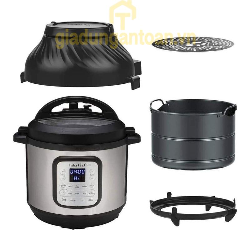 Nồi áp suất kiêm chiên không dầu đa năng Instant Pot Duo Crisp 11-in-1  - Bảo hành chính hãng