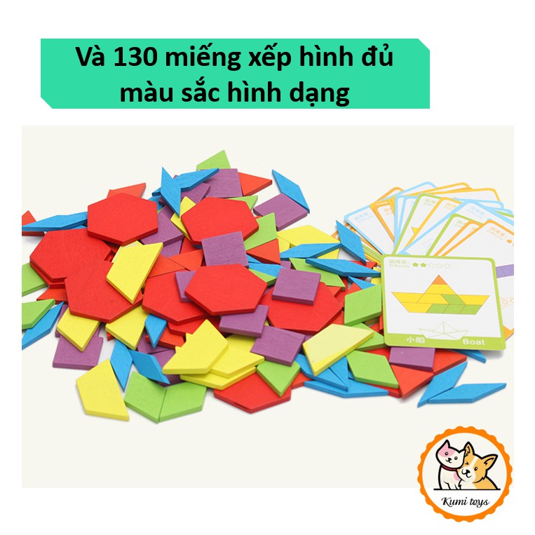 Đồ chơi gỗ ghép hình MONTESSORI cấp độ khó