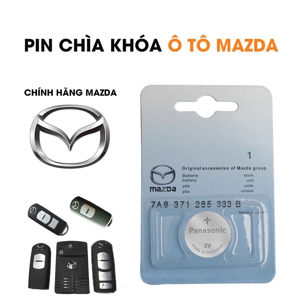 [Mã LIFEXANH03 giảm 10% đơn 500K] Pin Chìa Khóa Ô Tô Dòng Xe Mazda CR2025, CR1620, CR2032