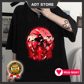 Áo phông anime Naruto Itachi Uchiha Sharingan unisex nam nữ cực chất