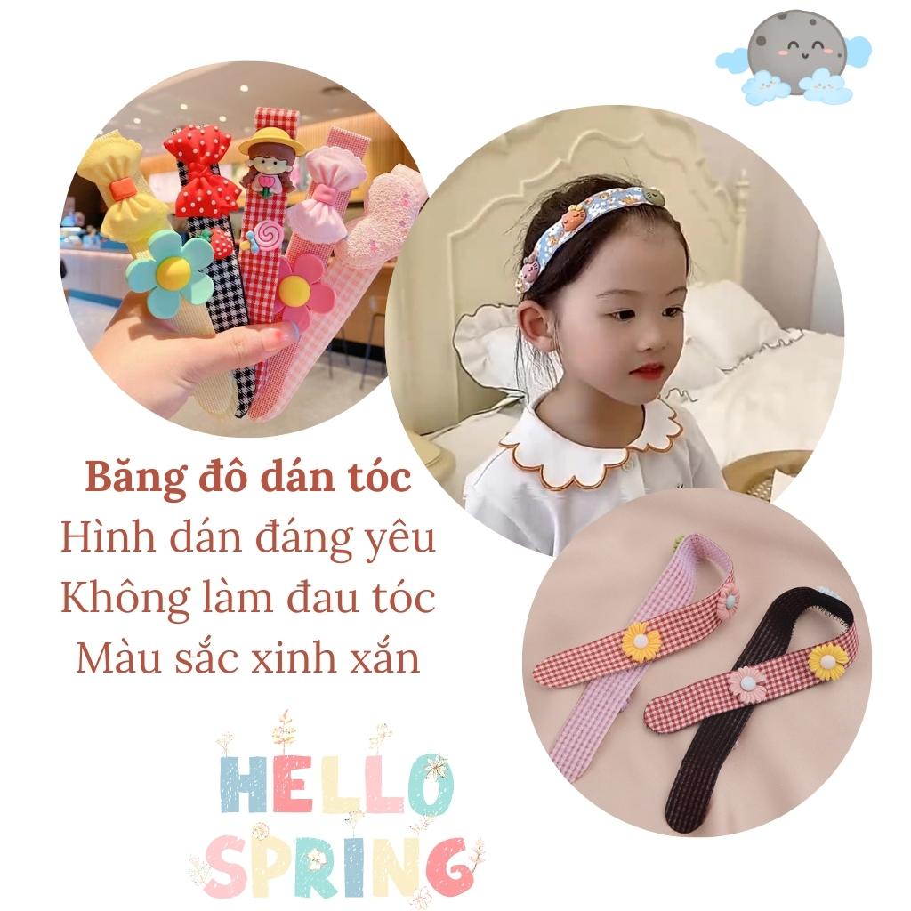 Băng Đô Dán Tóc Phong Cách Hàn Quốc Dành Cho Bé Gái Tuệ Minh Kids
