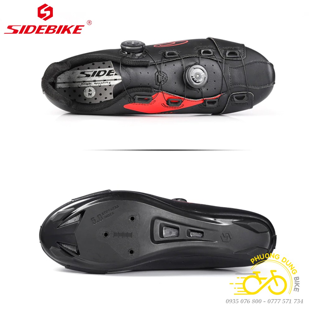 Giày can đi xe đạp thể thao Road SIDEBIKE SD-019 - 2 Khóa Vặn