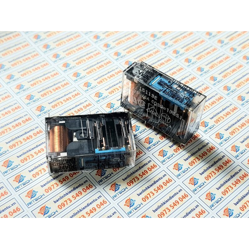 G7SA-3A1B DC24V Zơ le Omron 3 tiếp điểm 1 mở và 1 đóng hàng nhật chính hãng