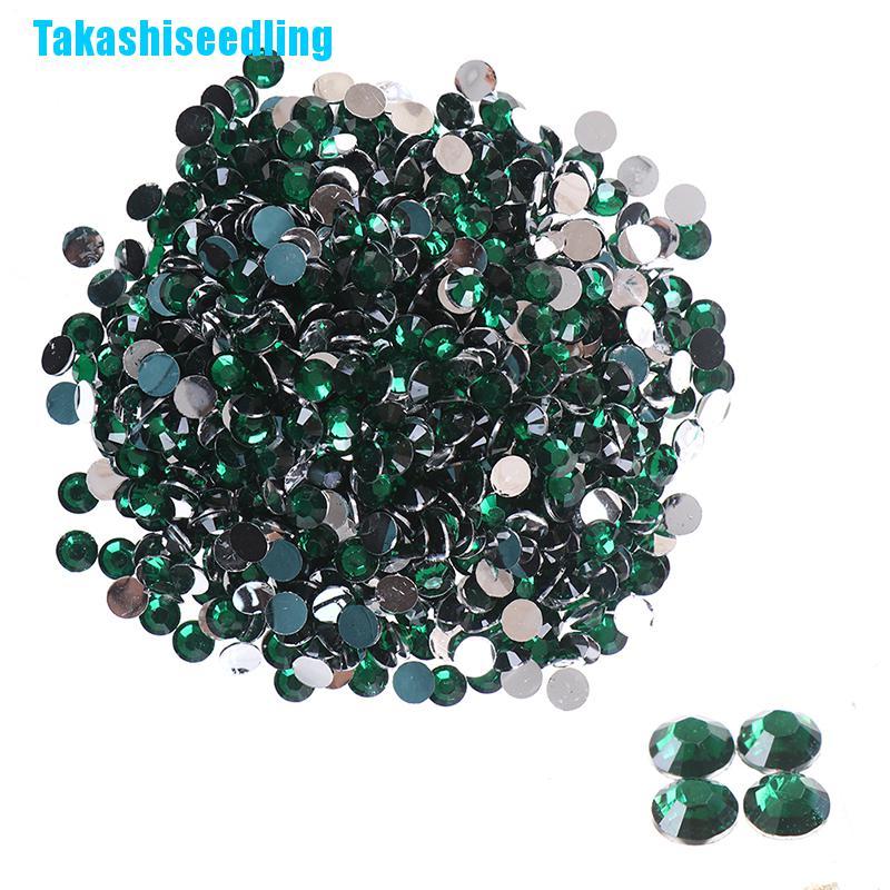 (Hàng Mới Về) Set 1000 Hạt Kim Cương Giả 5mm Trang Trí Móng Tay