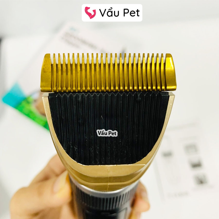 Tông Đơ Cắt Lông Chó Mèo Clipper - Tông Đơ Chó Mèo Full Bộ 8 Món Vẩu Pet Shop