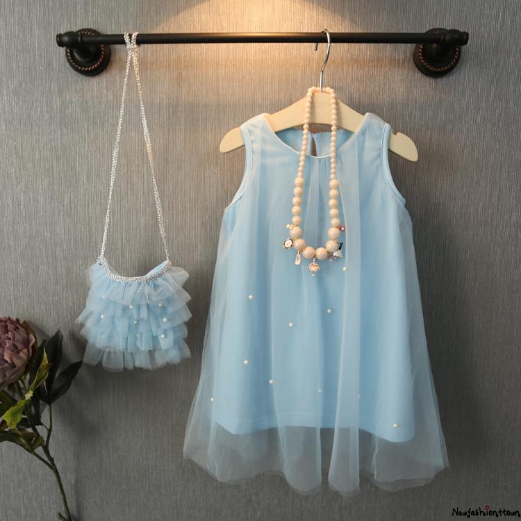 Đầm xoè Tulle dự tiệc cho bé gái
