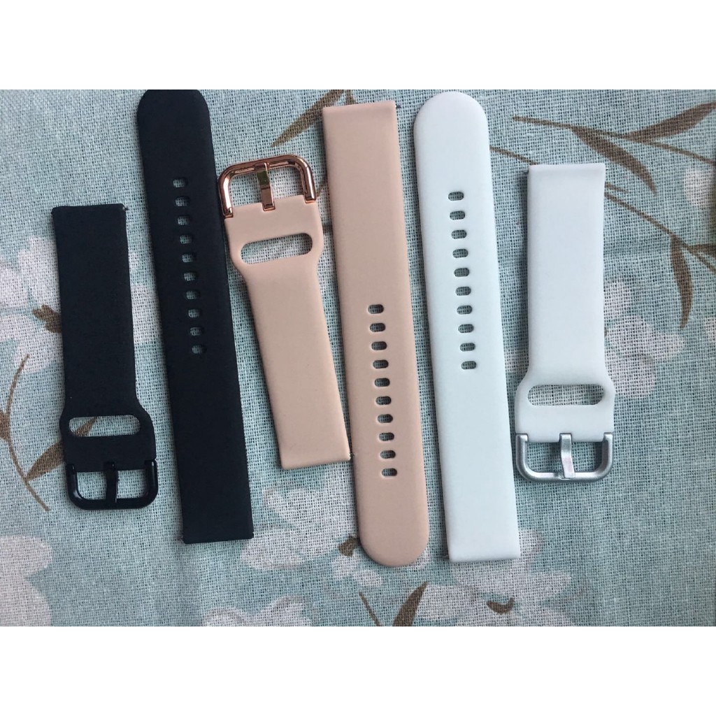 Dây Đeo Silicon Mềm Cho Đồng Hồ Thông Minh Samsung Galaxy watch Active 2 40mm 44mm watch 5 watch5 pro watch4 watch 4 classic 42mm 46mm