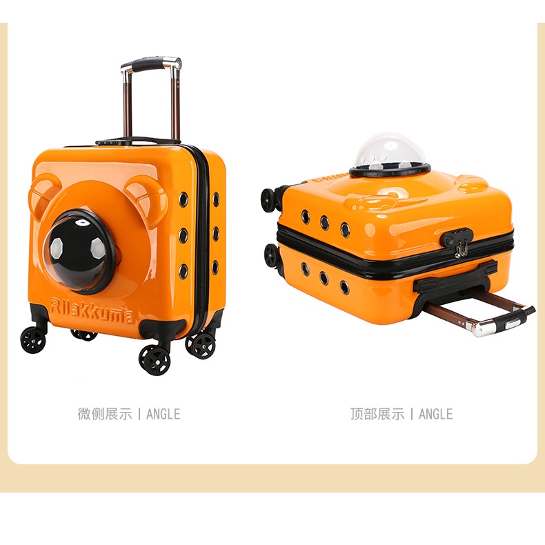 Vali kéo cho thú cưng - Vali vận chuyển chó mèo siêu xịn sò sống ảo TikTok