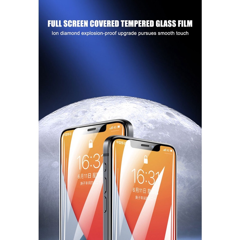 Kính cường lực bảo vệ màn hình cho cho iPhone13 7 8 6S Plus XR 11 12 Pro Max 12 mini