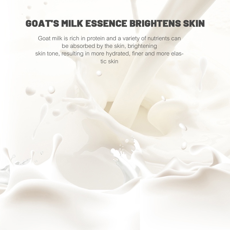 1 Mặt Nạ Sữa Dê Dưỡng Ẩm Làm Trắng Nâng Da Cổ Chống Nếp Nhăn