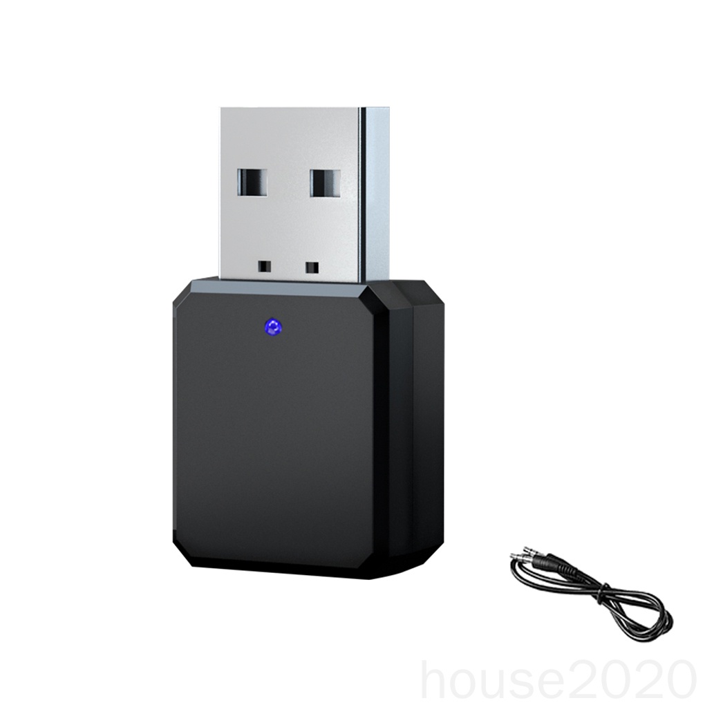 Thiết bị nhận âm thanh Bluetooth 5.1 cổng USB 3.5mm kèm mic HOUSE2020