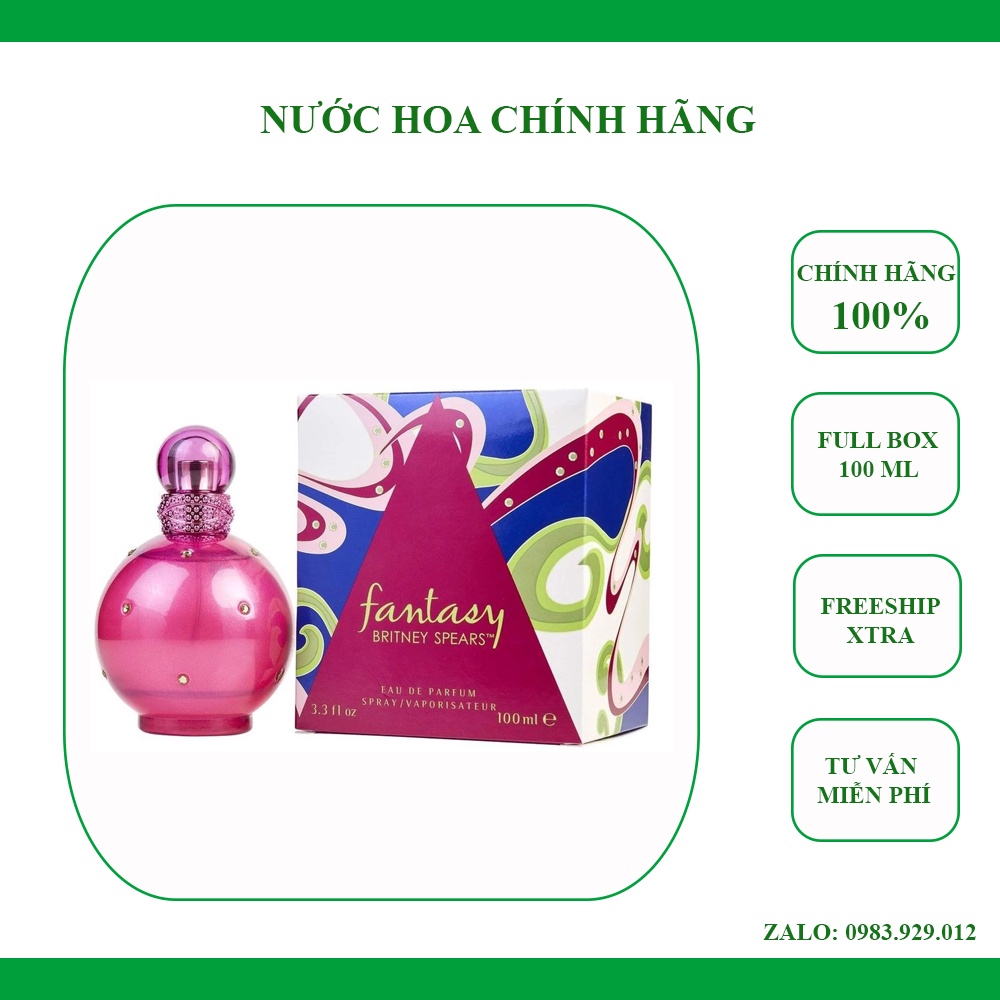 [Full box] Nước hoa Nữ Britney Spears Fantasy EDP 100ml