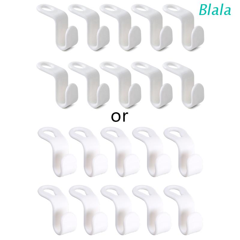 Set 10 Móc Nhựa Nối Dài Treo Quần Áo Tiết Kiệm Không Gian