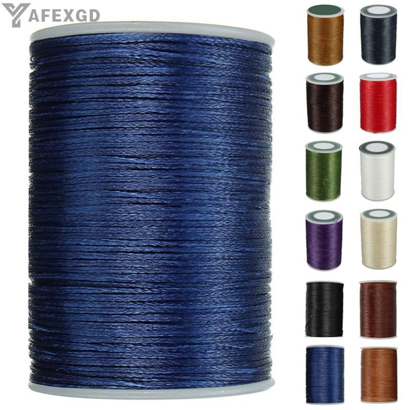 Cuộn chỉ polyester phủ sáp 0.8mm 78M làm đồ da thủ công chuyên dụng