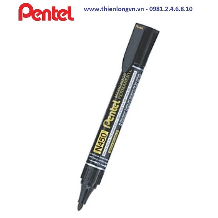 Bút lông dầu không xóa được Pentel – N450 thiết kế xoay thay được mực