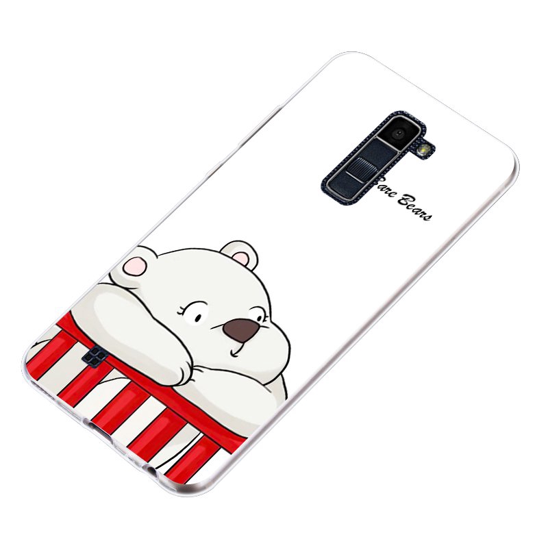 LG K8 K10 2016 2017 X Power Q6 Q8 V20 Stylus 2 Plus 3 V30 Bear Pattern-5 Soft Silicon Case Cover