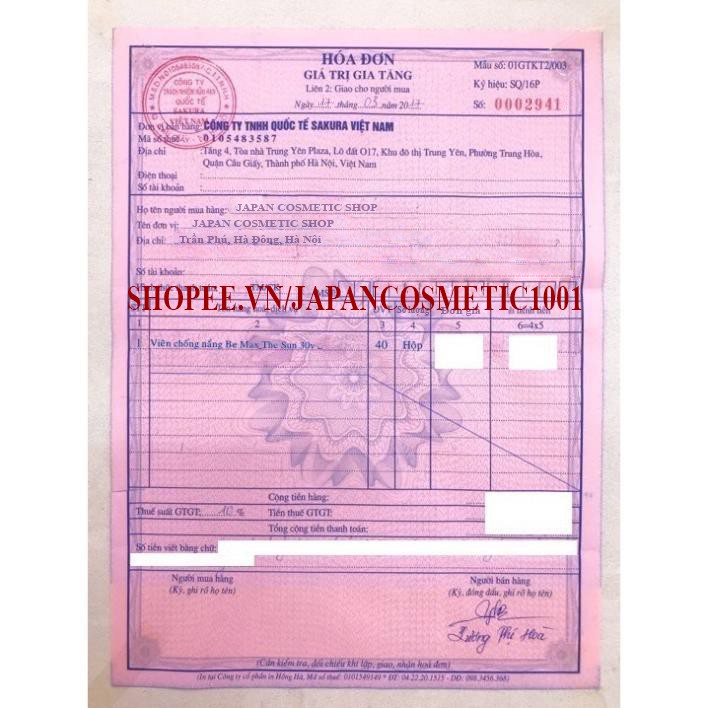 Viên uống chống nắng Be-Max The Sun 30 viên