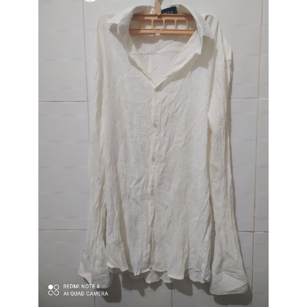 PASS đồ cá nhân / Thanh Lý / Áo sơ mi  from rộng qua đùi  size S M