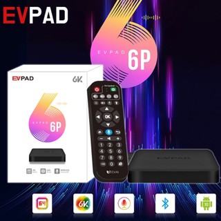 TiviBox EVPAD 6P NEW, xem MIỄN PHÍ truyền hình Nhật Bản, Hàn Quốc, Trung Quốc, Đài Loan, RAM 4GB, ROM 64GB, Remote Voice
