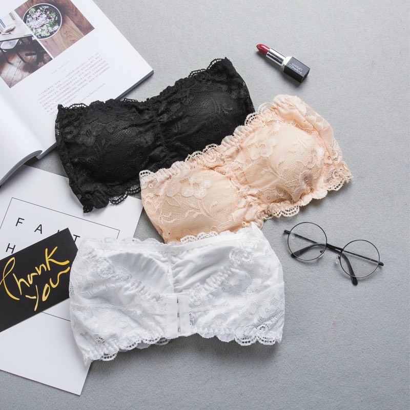 Áo Lót Nữ ❤️FREESHIP❤️ Áo Bra Nữ cup ngực không dây phối ren điệu đà tôn dáng sexy quyến rũ mã C010