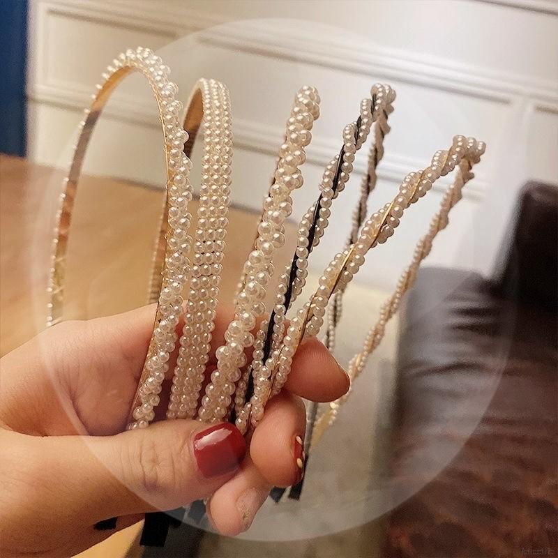 Cài Tóc Đính Ngọc Trai Phong Cách Hàn Quốc Xinh Xắn Cho Nữ